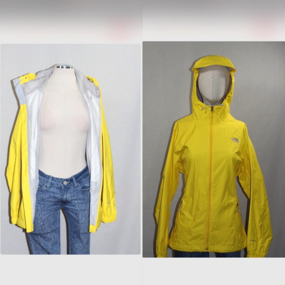 The North Face Yellow Rain Coat